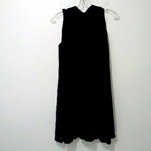 MSK black Bubble hem sleeveless mini dress